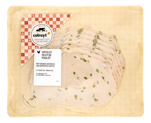COLRUYT Kipfilet Met Asperges 130g