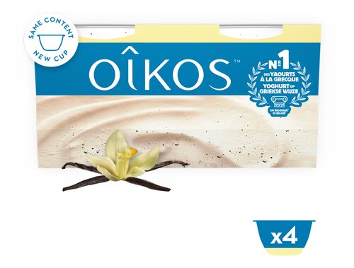 OIKOS volle yogh.vanille 4x115g