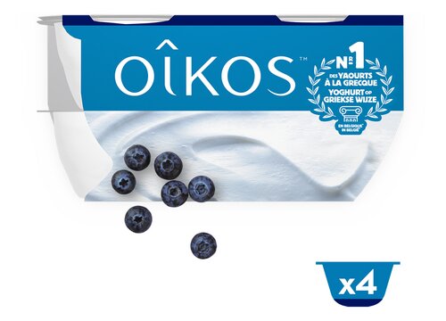 OIKOS griekse yogh. bosbes 4x115g