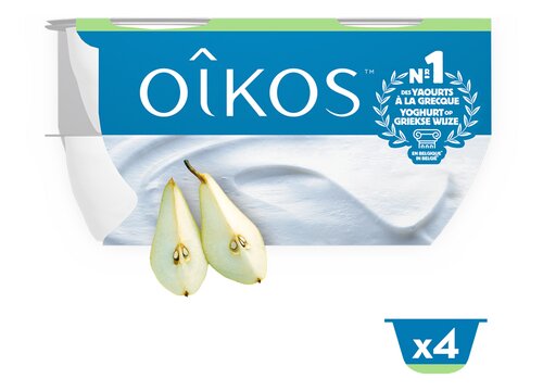 OIKOS volle yoghurt peer 4x115g