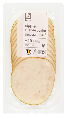 BONI GEROOKTE KIPFILET 150g