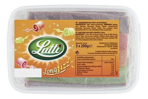 LUTTI snoep zure matten 600g