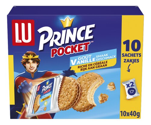 LU PRINCE Pocket Vanille 10x40g