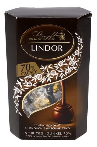 LINDT LINDOR 70 % cacao 200g