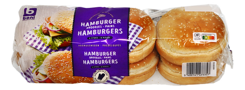BONI hamburger broodjes 6st 300g