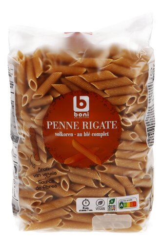 BONI penne rigate volkoren 500g