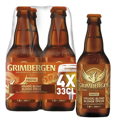 GRIMBERGEN Prestige blond 8% 4x33cl