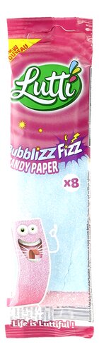 LUTTI Clip. Papier Bubblizz Megafizz 15g