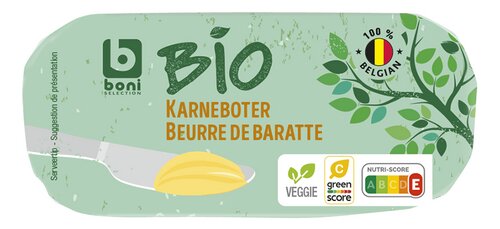 BONI BIO karneboter ongezouten 250g