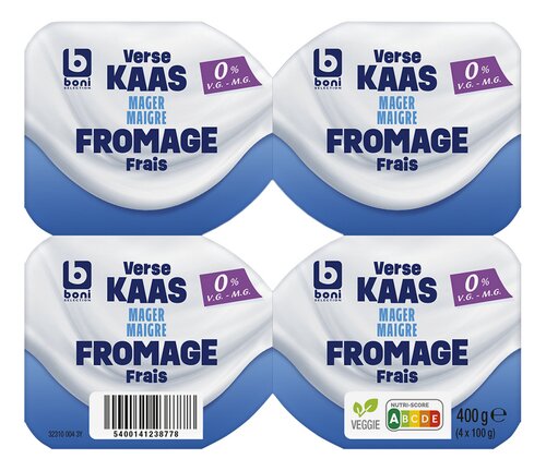 BONI verse kaas 0%vg 4x100g