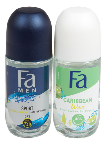 FA deo Sport/Carribean Lemon roller 50ml