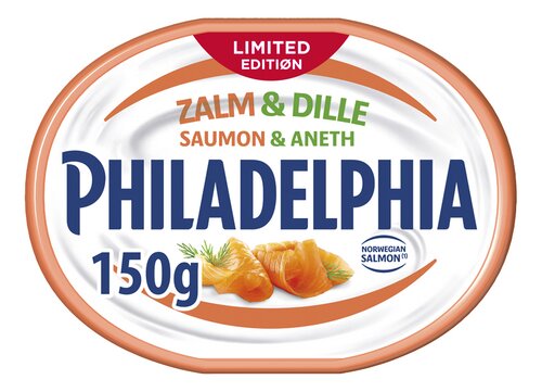 PHILADELPHIA zalm en dille 150g