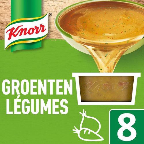Knorr Keteltje Bouillon Groenten 8x28g Colruyt