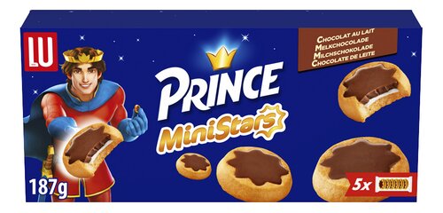 LU PRINCE MiniStars Melkchocol. 5x37,4g