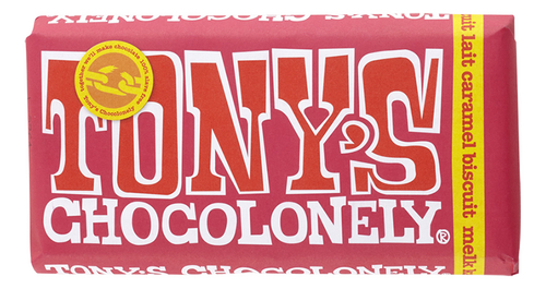 TONY'S melk karamel biscuit 180g