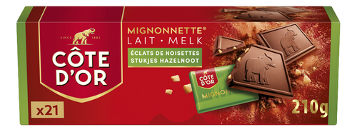CÔTE D'OR Mignonnett.Melk Hazelnoot 210g
