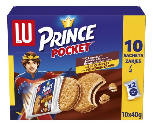 LU PRINCE Pocket Chocolade 10x40g