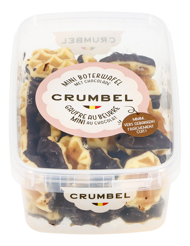 CRUMBEL mini wafel chocolade 250g