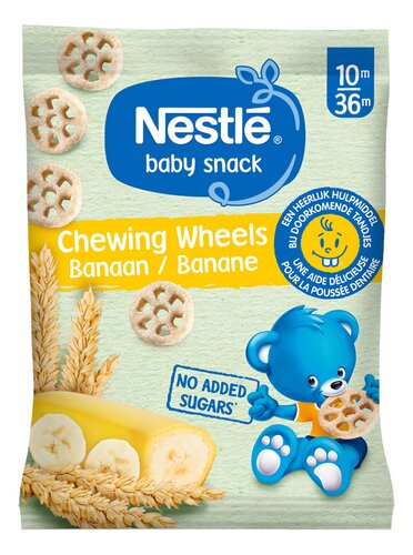 NESTLÉ Chewing Wheels banaan +10M 28g