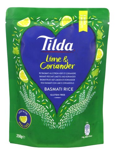TILDA Basmati Lime Coriander Doy-P 250g