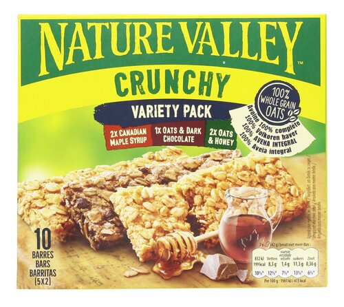 NATURE VALLEY Crunchy variety pack 210g