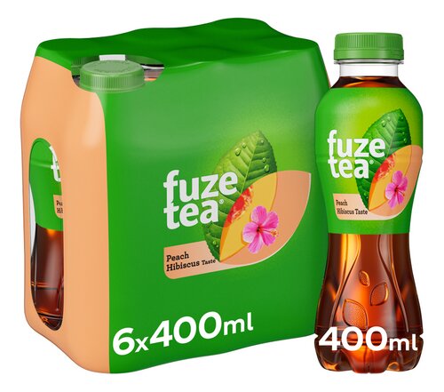 FUZE TEA Black Tea Peach-Hibiscus 40cl