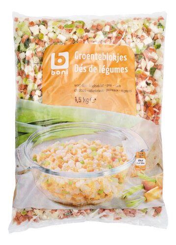 Boni Groenteblokjes 1 5kg Colruyt Collect Go