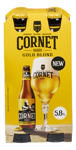 CORNET Oaked Gold Blond 5,8% 4x33cl