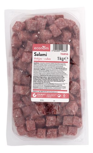 ECONOM salami blokjes 1kg