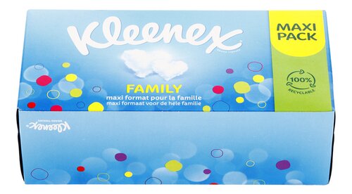 KLEENEX zakdoekjes family box 128st