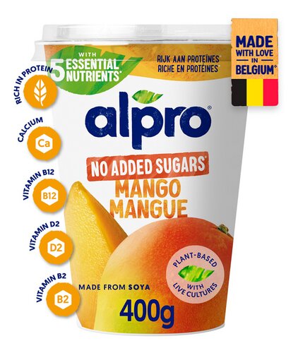 ALPRO mango z. toegevoegde suikers 400g