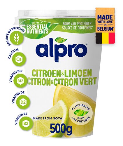 ALPRO Geferm. soja limoen-citroen 500g