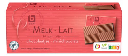 BONI chocolaatjes melk 30st 300g