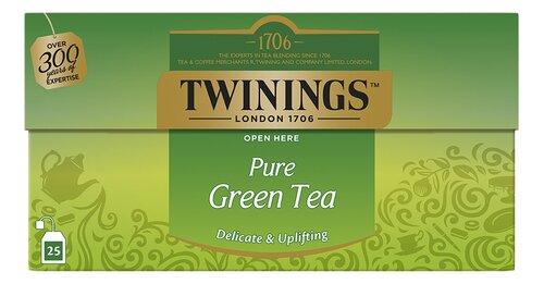 TWININGS Pure Green Tea 25st