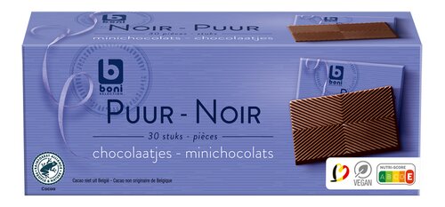 BONI chocolade puur mini 300g