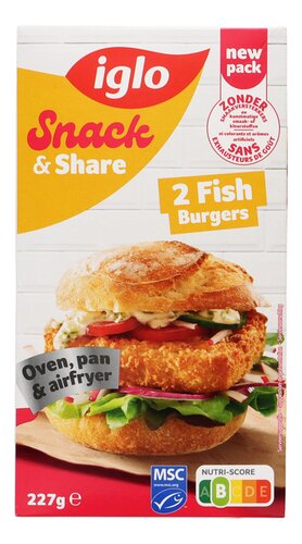 IGLO Fish Burger 2st 227g