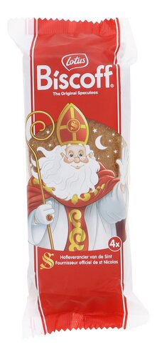 LOTUS BISCOFF Sinterklaas 18 cm 4st 143g
