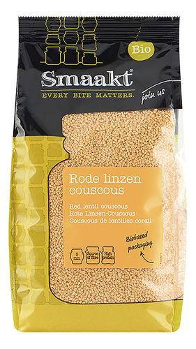 SMAAKT Couscous Rode Linzen Bio 375g