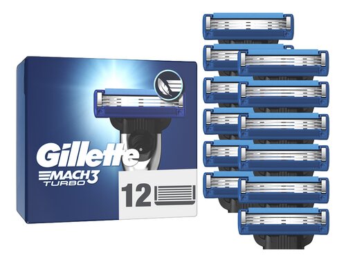 GILLETTE scheermesjes turbo 12st