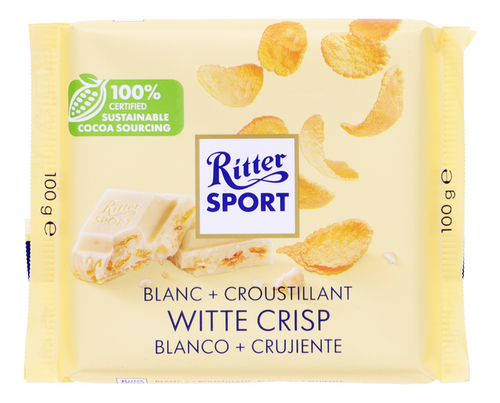 RITTER SPORT White Crisp 100g