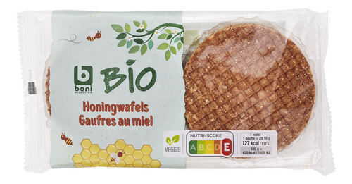 BONI BIO honingwafels 175g