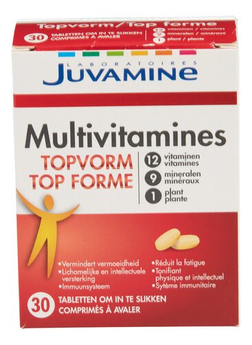 JUVAMINE Topvorm multivitamines 30st