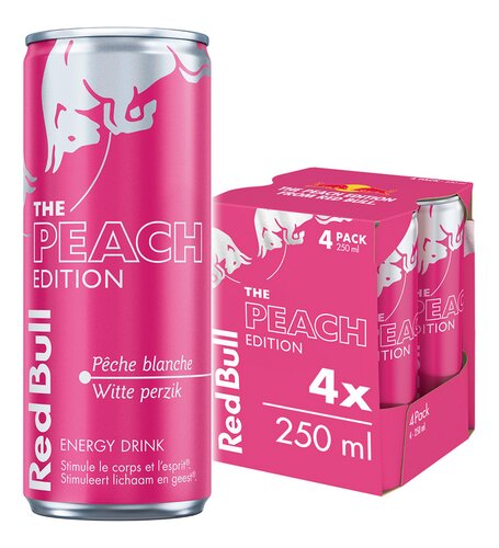 RED BULL Summer Ed.witte perzik 25cl