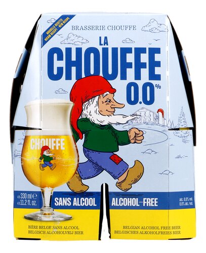 CHOUFFE Alcoholvrij blond 0,0% 4x33cl