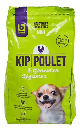 BONI hond Mini kip-groenten 1,5kg