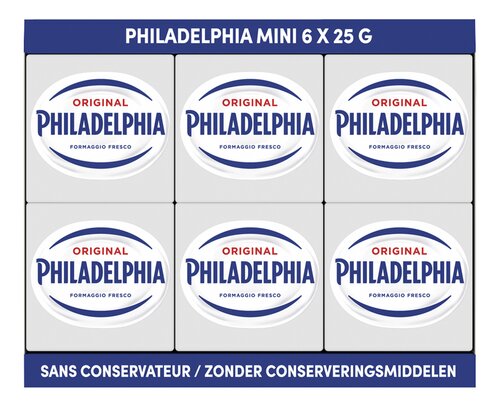 PHILADELPHIA original 6x25g 150g