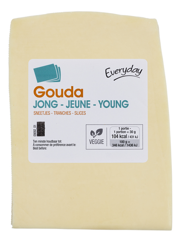 EVERYDAY gouda jong sn.zond.korst 500g