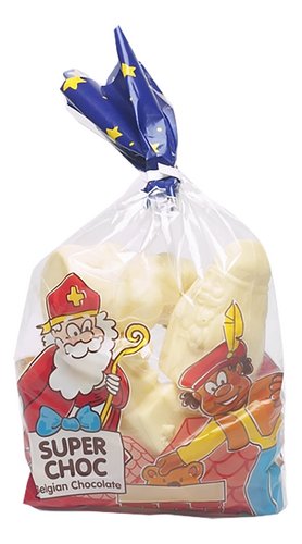 SUPERCHOC holgoed witte chocolade 250g
