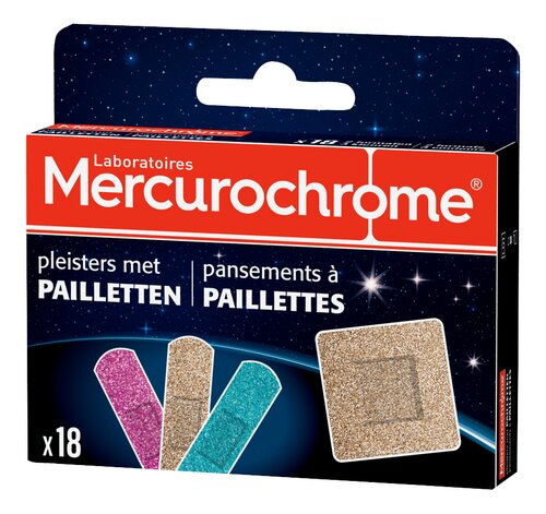 MERCUROCHROME pleister glitter 18st