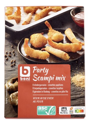 BONI scampi party mix 24st ASC 320g